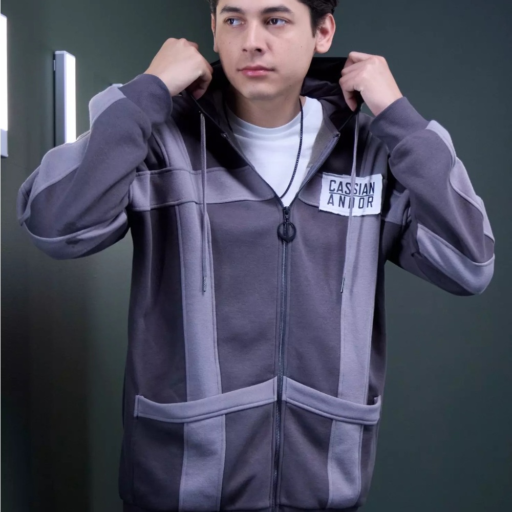 Our Universe Cassian Andor Utility Hoodie hooded jacket NWOT size M
